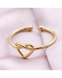 Bague Ajustable "Nœud d'Amour"