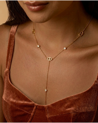 Collier Lariat Fil d'Or