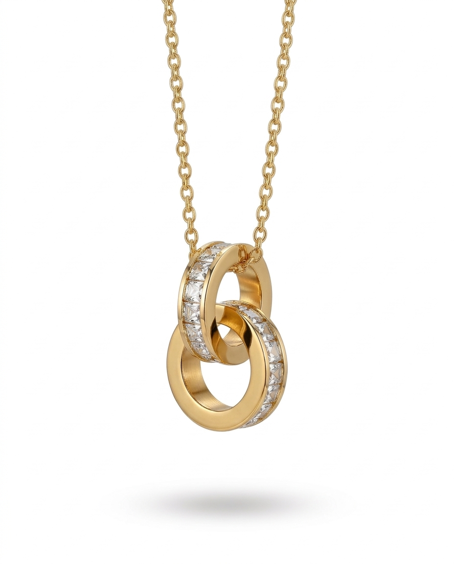 Collier Cercle Romain Éclat Doré