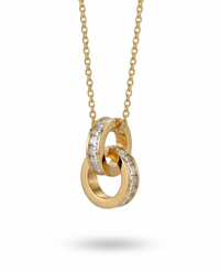Collier Cercle Romain Éclat Doré