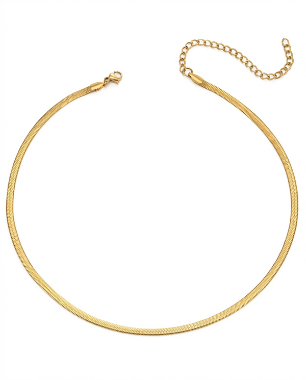 Collier Doré Reflet de Soie Minimaliste