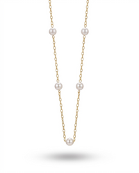 Collier Chaine de Perles Nacre Douce