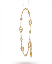 Bracelet Chaîne Dorée Éclat Chic