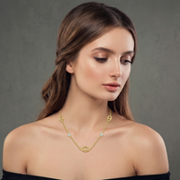 Collier Étoiles de Lumière Dorée