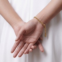 Bracelet Chaîne Doré Éclat Solaire