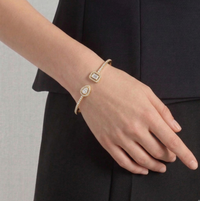 Bracelet Manchette Éclat de Zircon
