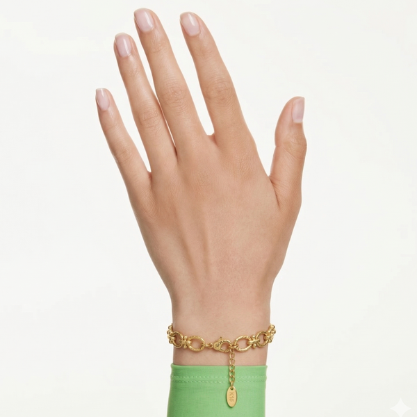 Bracelet Maillons Dorés Éclat Moderne