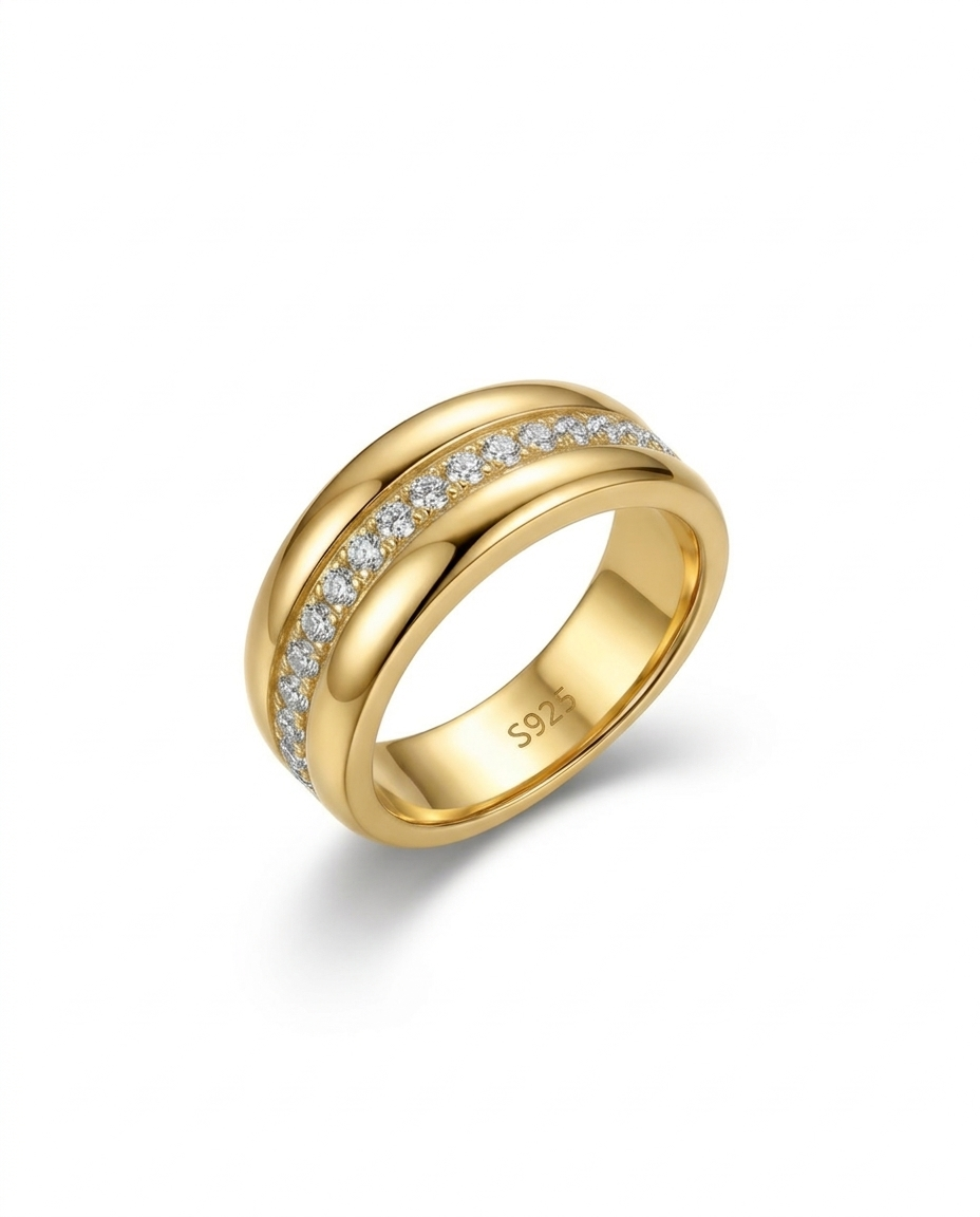 Alliance Dorée Éclat Pavé