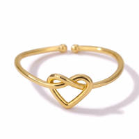 Bague Ajustable "Nœud d'Amour"