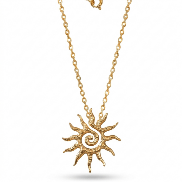 Collier Doré Soleil Ancestral