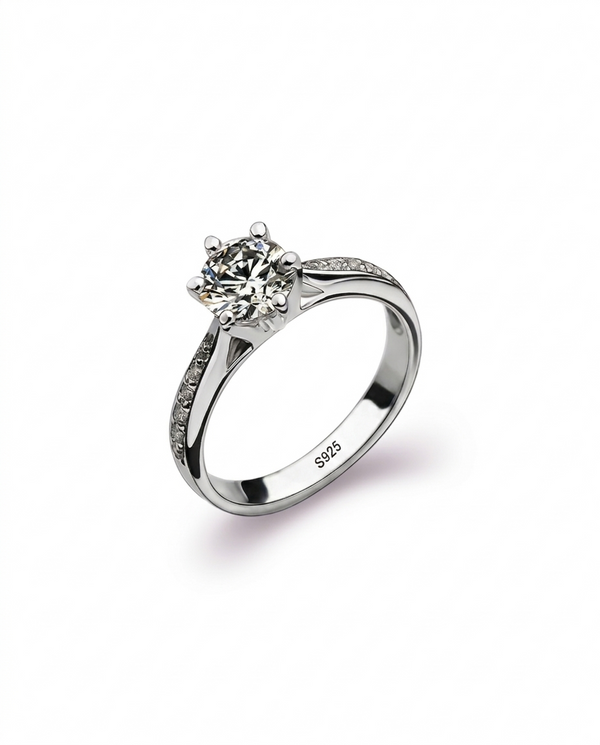 Bague Solitaire "Éclat d'Éternité"