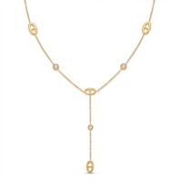 Collier Lariat Fil d'Or