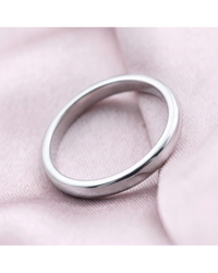 Bague Fine Argent "L'Éclat Pur" - L'Essentiel Minimaliste