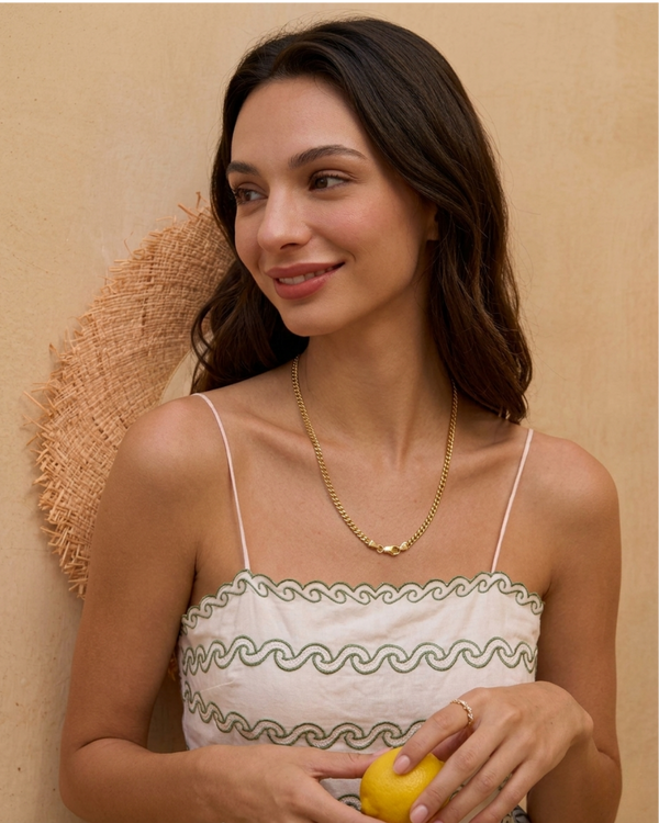 Collier Chaîne Or Éclat Solaire