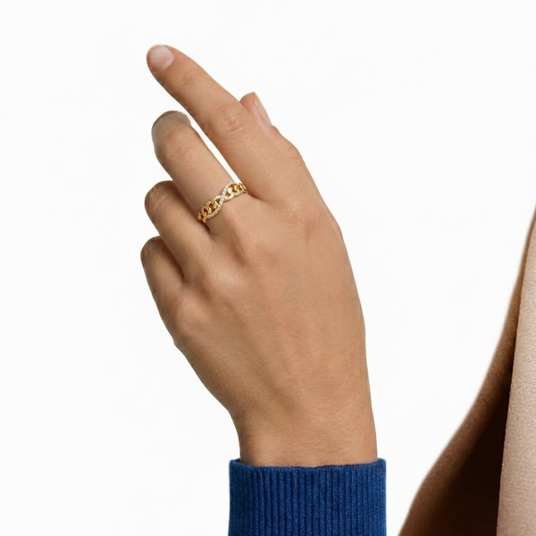 Bague Onde & Chaîne Dorée — photo 2